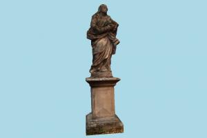 Statue Photorealistic Statue